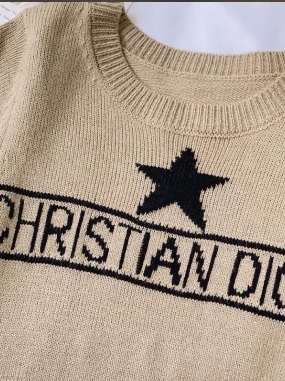 💫 Authentic Christian Dior black star logo women’s classic USS